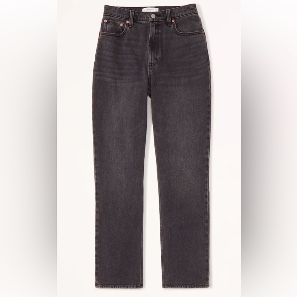 Abercrombie Curve Love Ultra High Rise 90s Straight Jean 25S